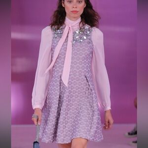 Aline Embellished Purple Kate Spade Dress